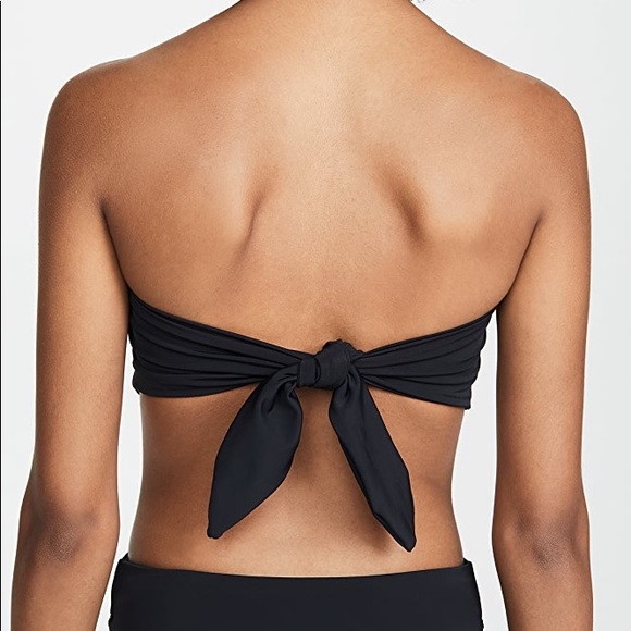 Beth Richards Handkerchief Bandeau Bikini Top metallic pink - Picture 5 of 5